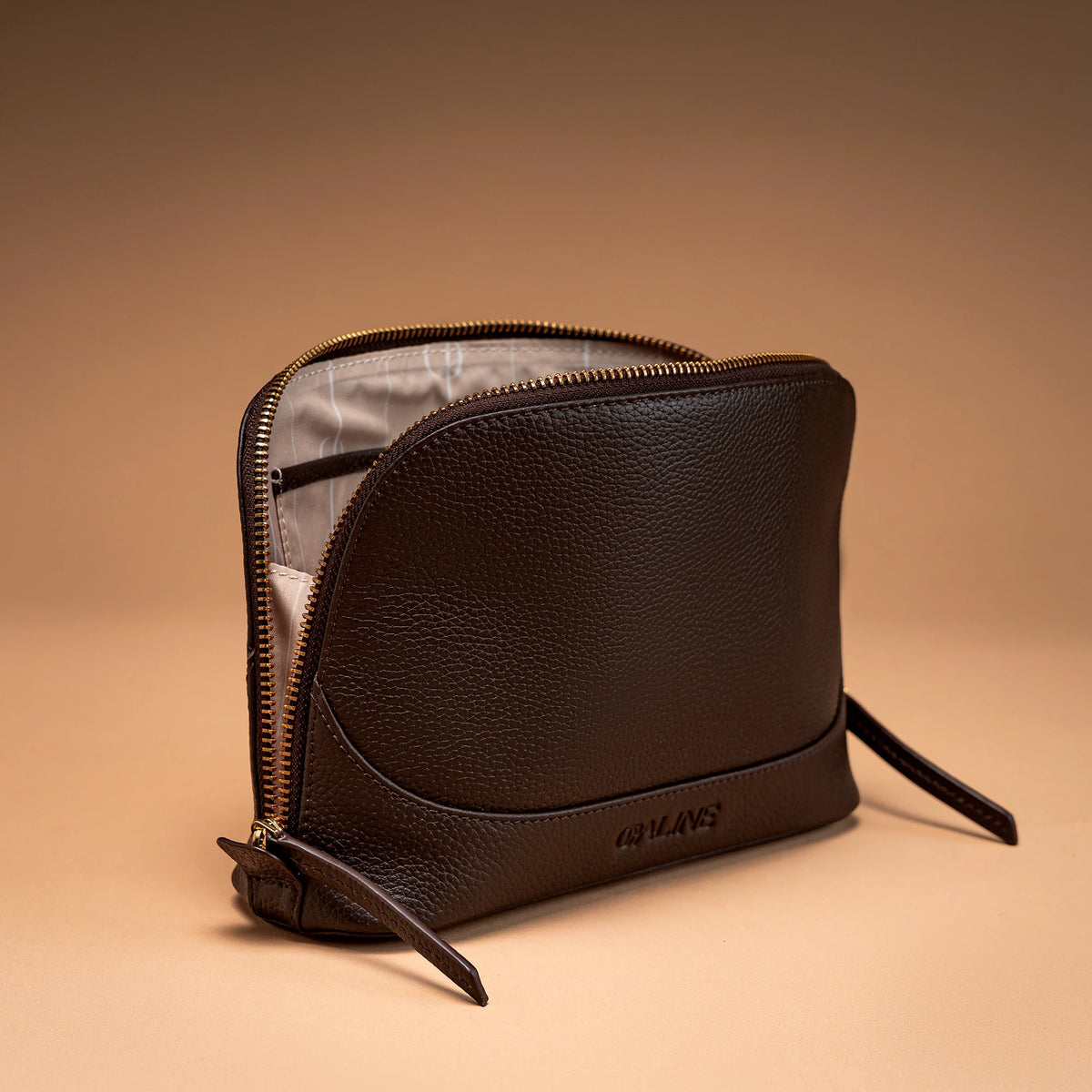 Lume Vanity Pouch - Espresso Brown
