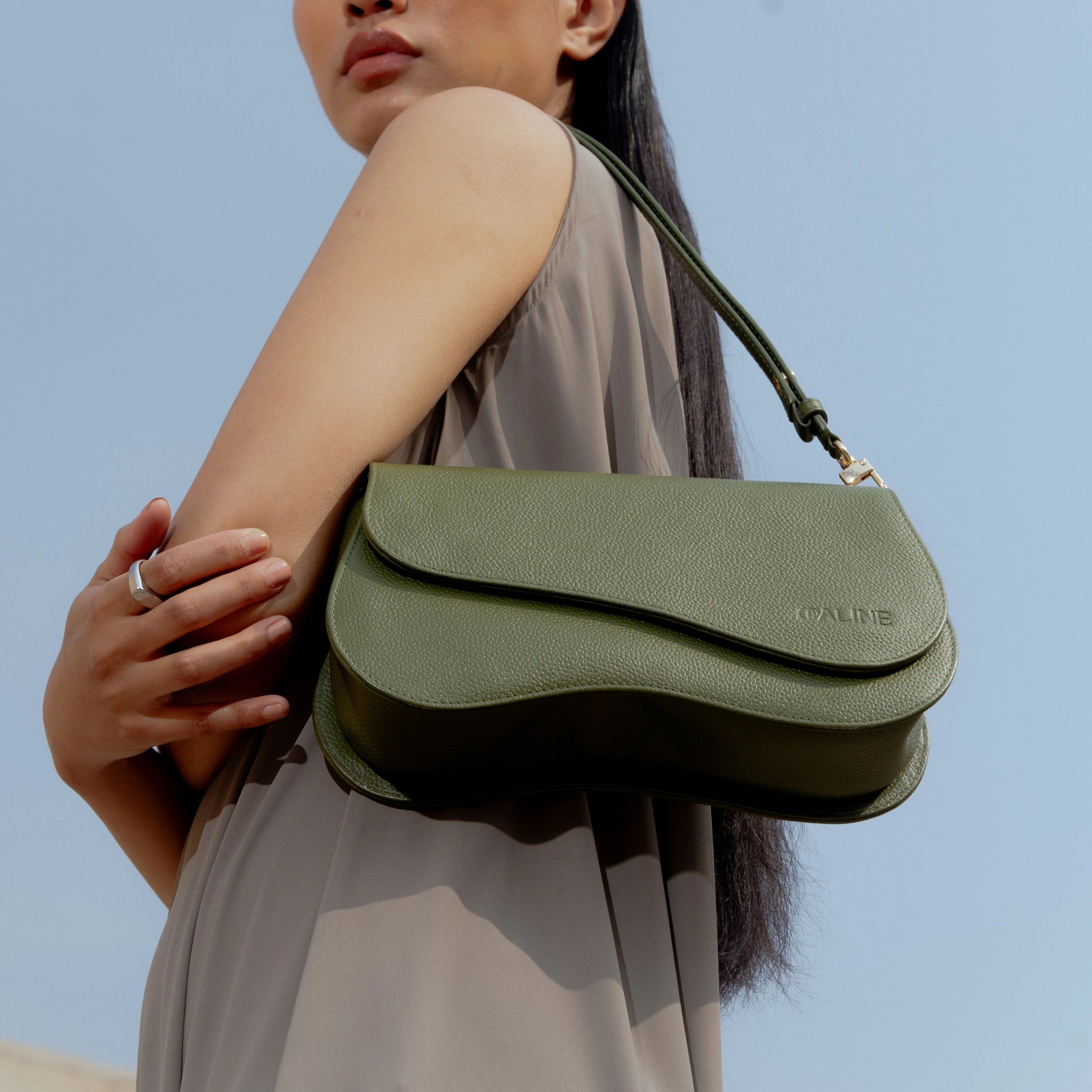 Verra Handbag - Moss Green