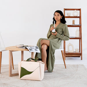 929 Work Tote - Moss Green