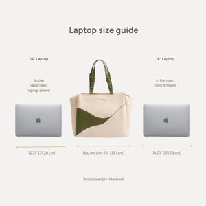 929 Work Tote - Moss Green