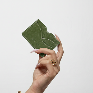Serra Cardholder - Moss Green