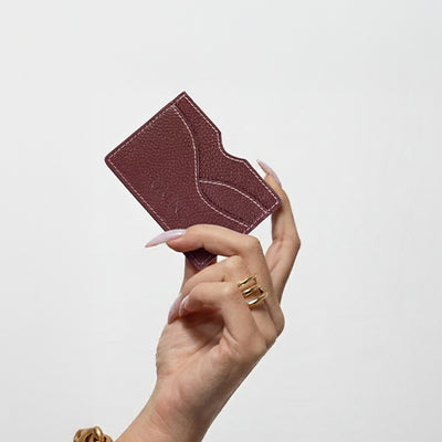 Serra Cardholder - Deep Wine