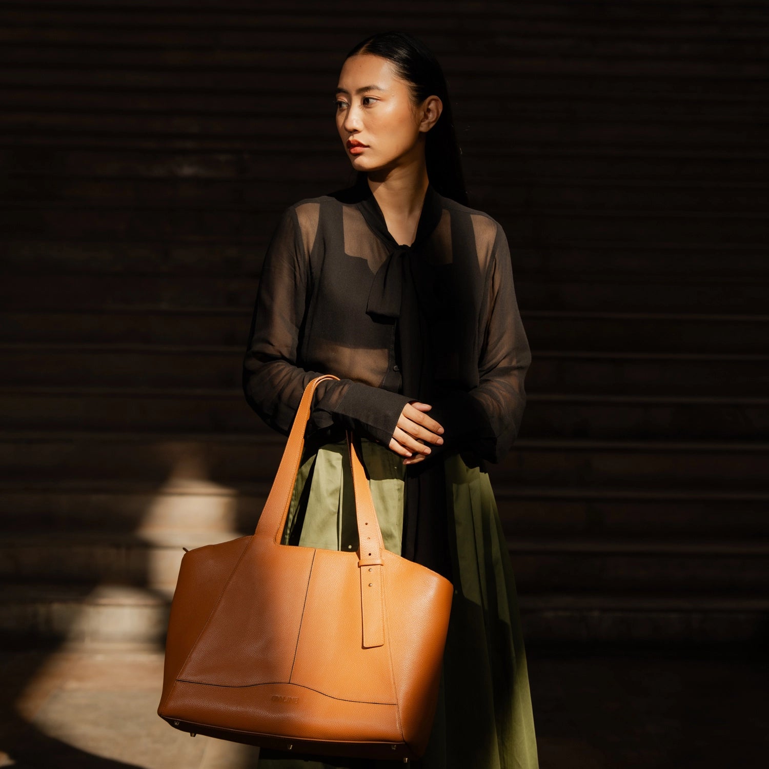 Emore Tote - Warm Tan