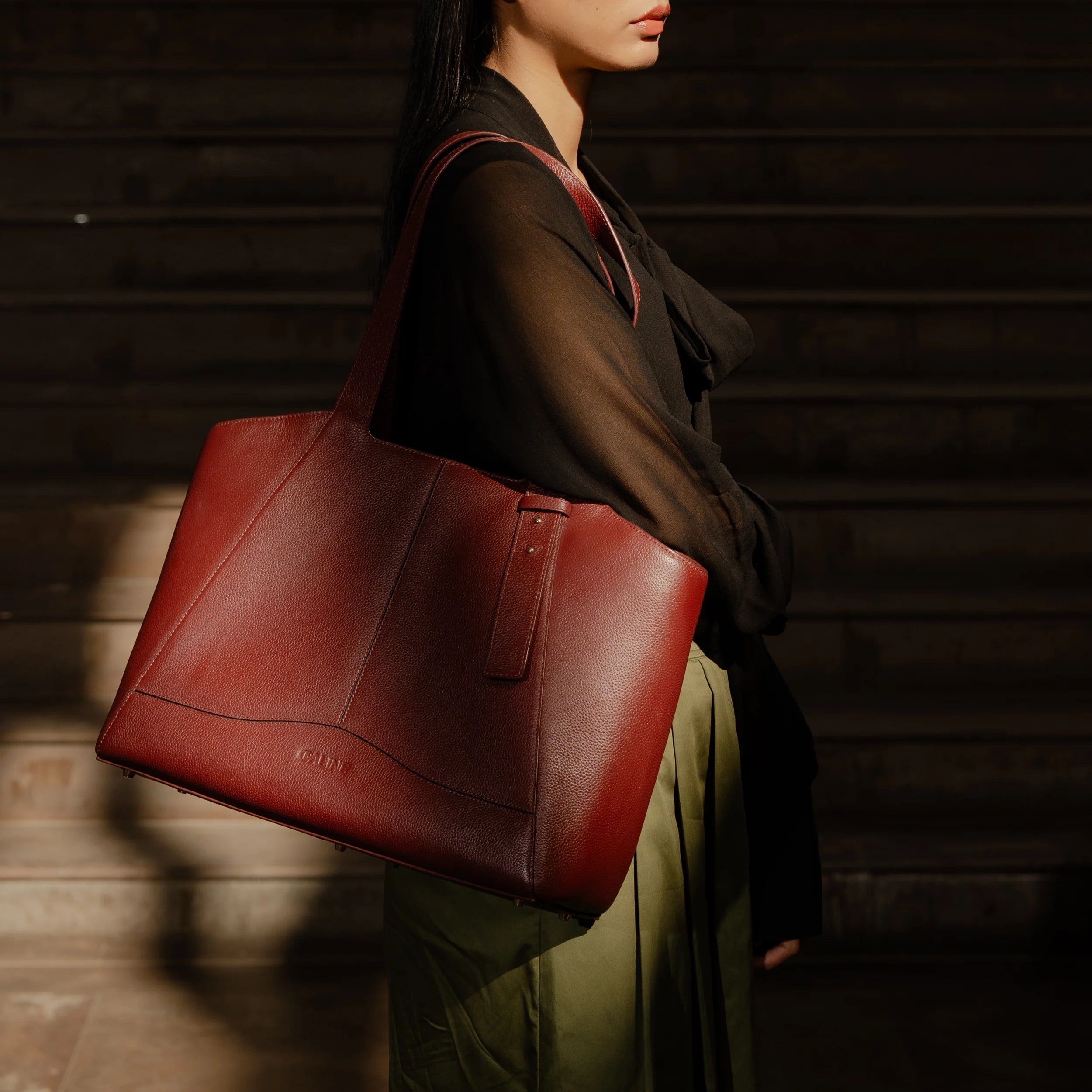 Emore Tote - Deep Wine