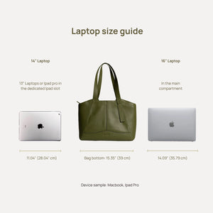 Emore Tote - Moss Green