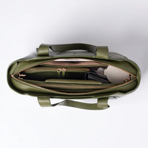 Emore Tote - Moss Green