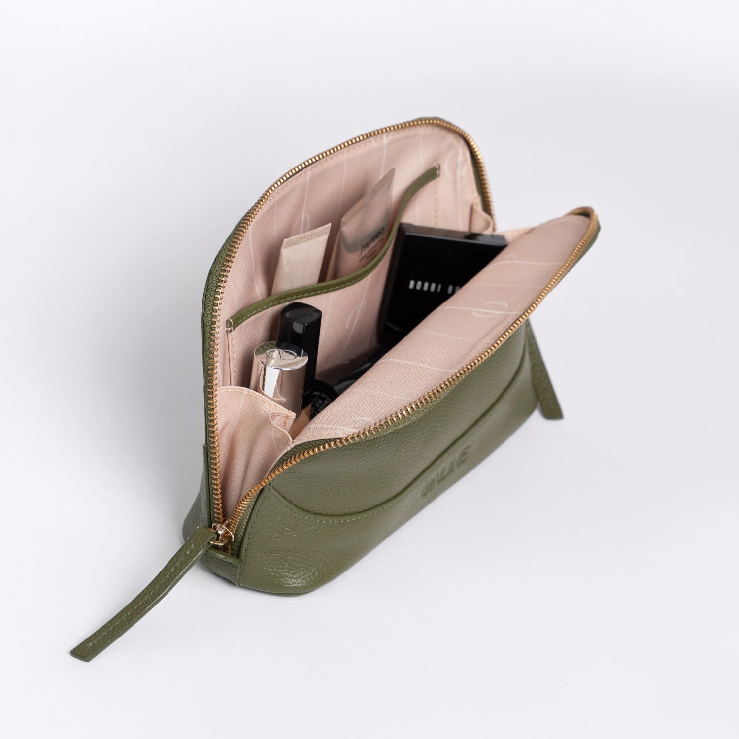 Lume Vanity Pouch - Moss Green