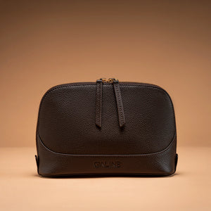 Lume Vanity Pouch - Espresso Brown