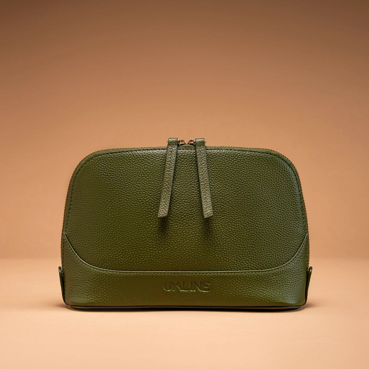 Lume Vanity Pouch - Moss Green