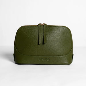 Lume Vanity Pouch - Moss Green