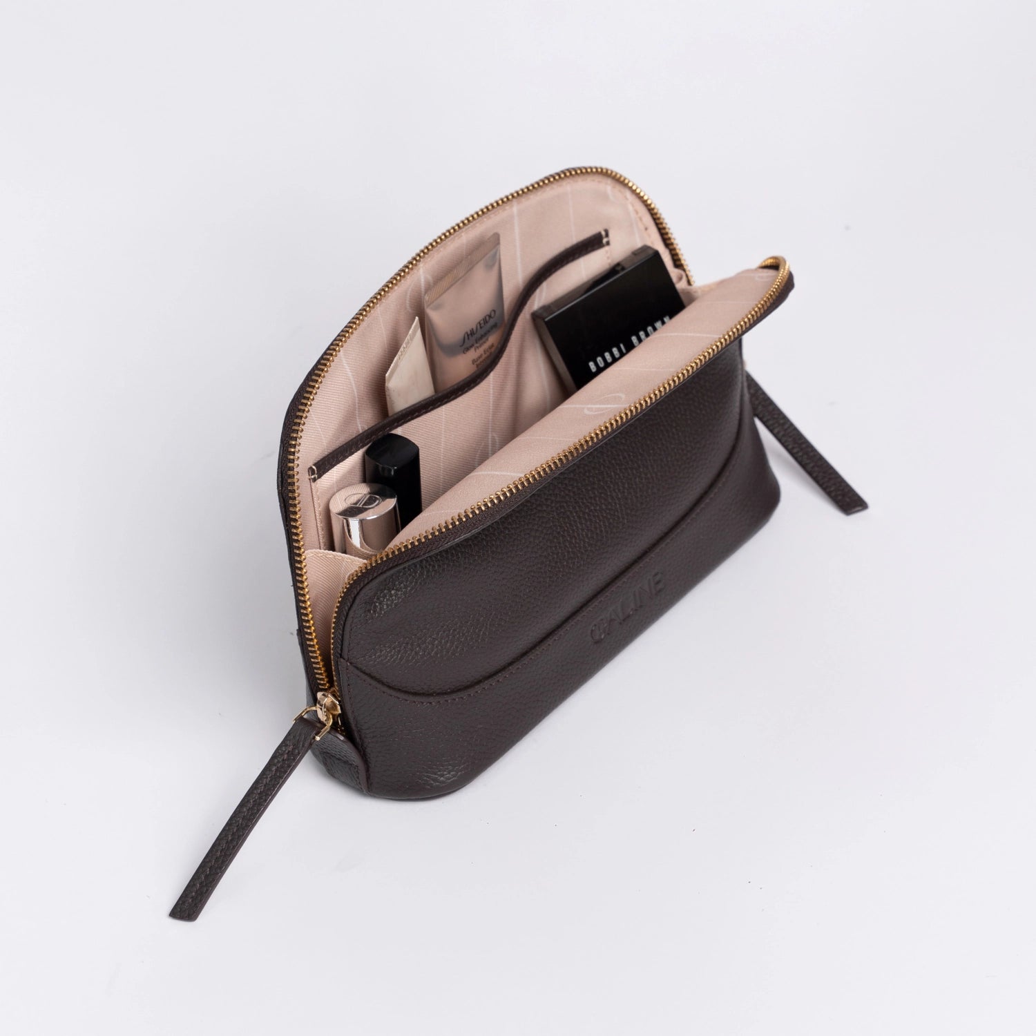 Lume Vanity Pouch - Espresso Brown