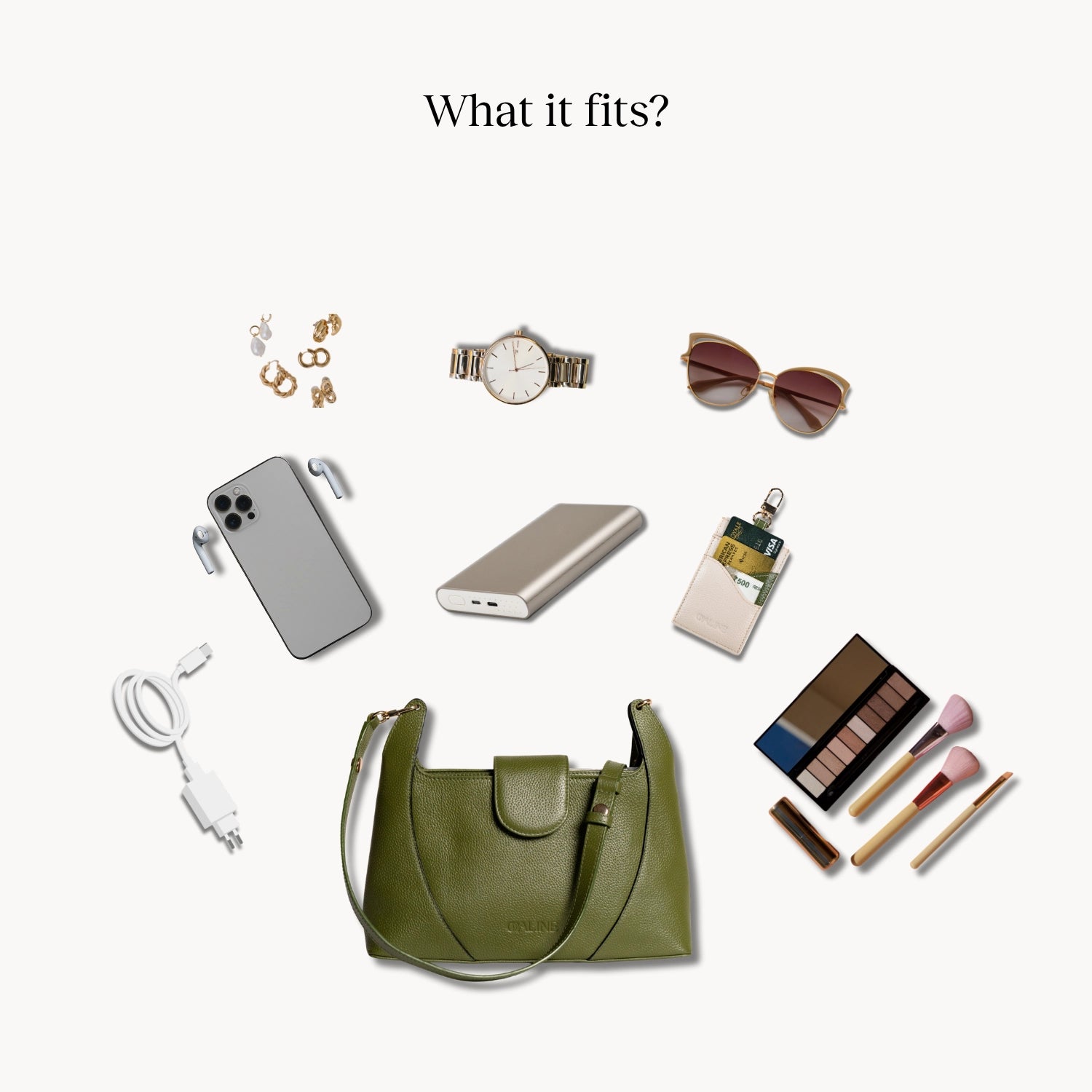 Opera Handbag - Moss Green