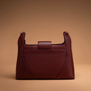 Opera Handbag - Deep Wine