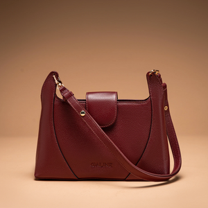 Opera Handbag - Deep Wine