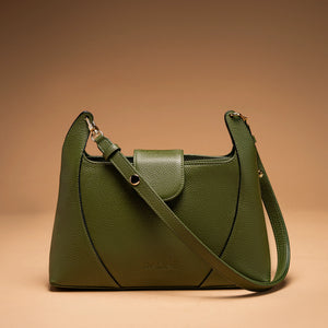 Opera Handbag - Moss Green