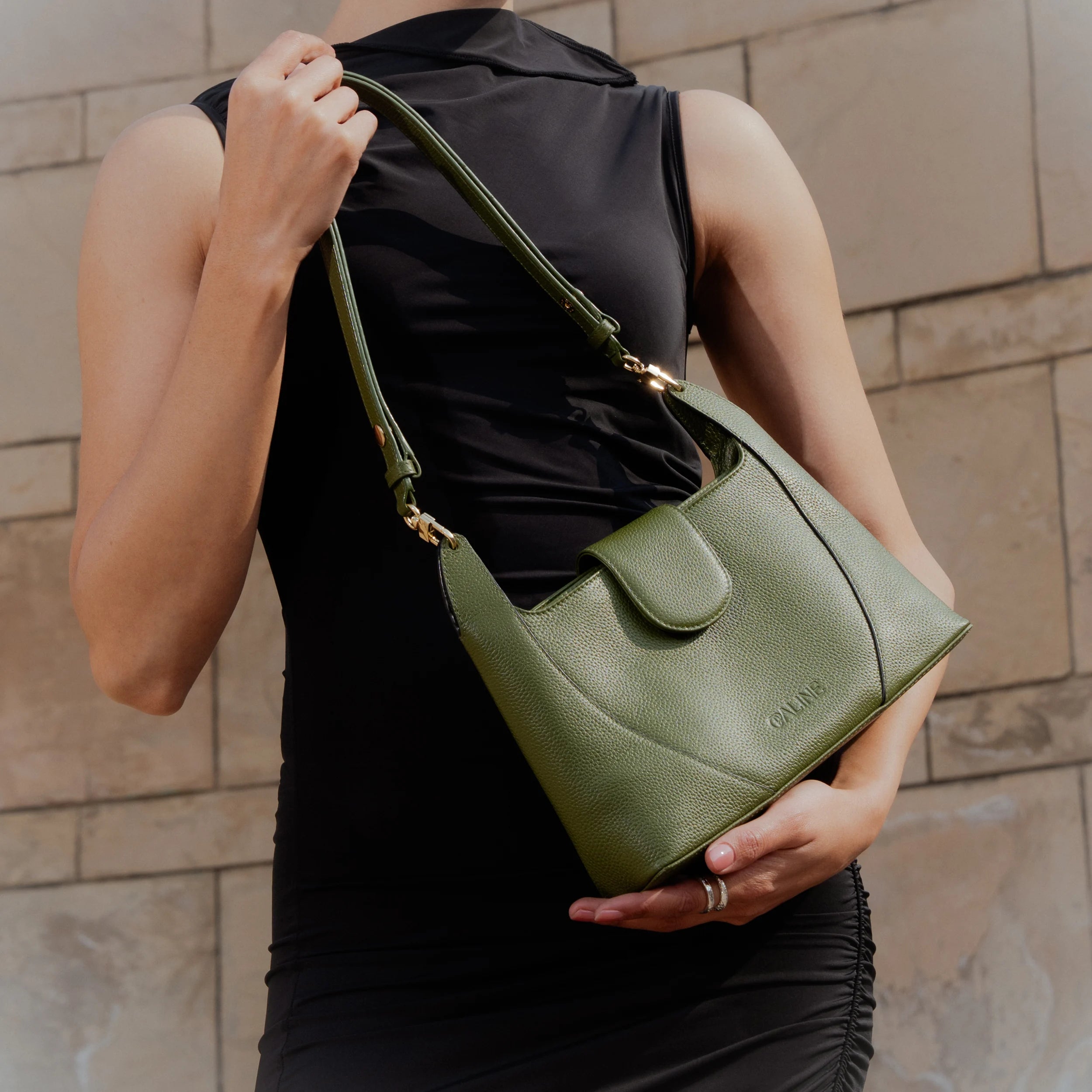 Opera Handbag - Moss Green