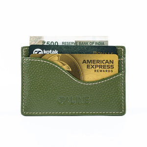 Serra Cardholder - Moss Green