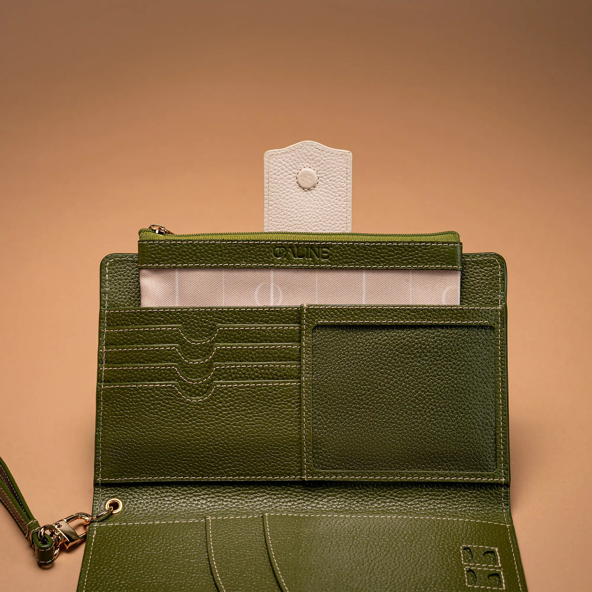 Sora travel wallet - Moss Green