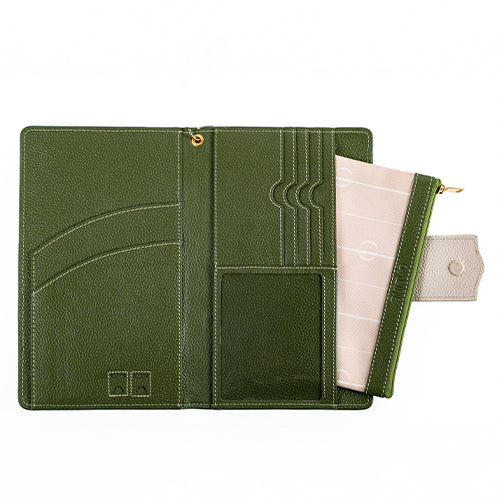 Sora travel wallet - Moss Green