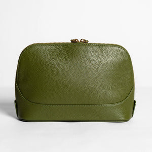 Lume Vanity Pouch - Moss Green