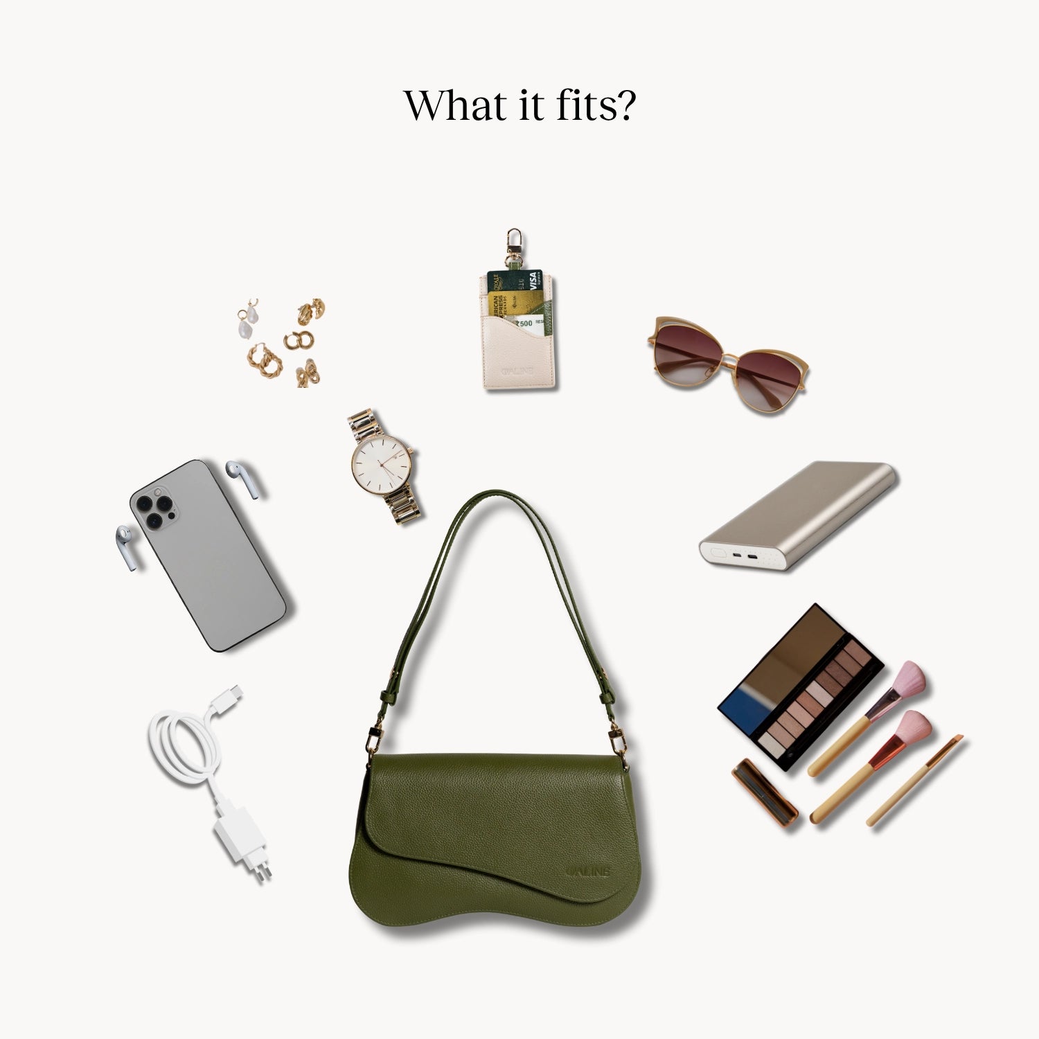 Verra Handbag - Moss Green