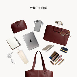 Emore Tote - Deep Wine