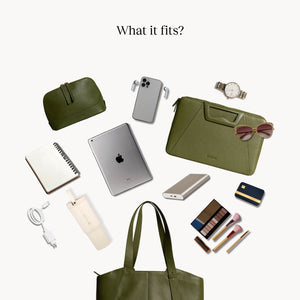 Emore Tote - Moss Green