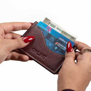 Serra Cardholder - Deep Wine