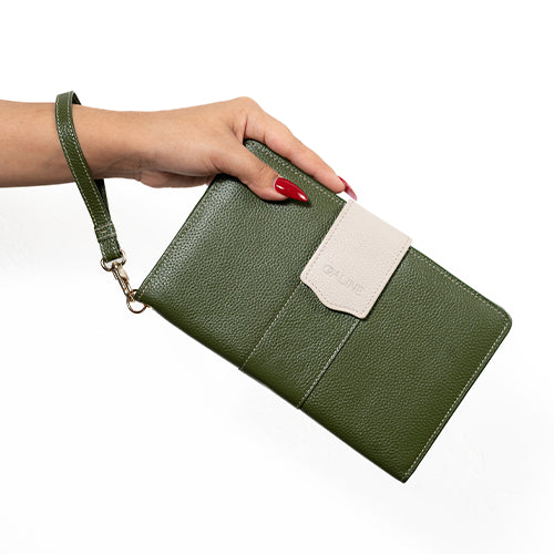 Sora travel wallet - Moss Green